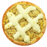 Esfihas de SAL: Esfiha de Frango CREAM CHEESE - Esfihas Artesanais, Delícias Árabes (Ingredientes: Cream Cheese, Frango)