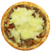 Esfihas de SAL: Esfiha de Carne c/ Queijo - Esfihas Artesanais, Delícias Árabes (Ingredientes: Carne Moída, Mix Tomate, Pimentão e Cebola, Muçarela)