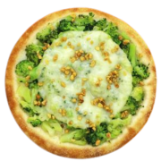 Esfihas de SAL: Esfiha de Brócolis - Esfihas Artesanais, Delícias Árabes (Ingredientes: Alho Crocante, Brócolis, Parmesão)