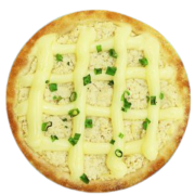 Esfihas de SAL: Esfiha de Frango com Catupiry - Esfihas Artesanais, Delícias Árabes (Ingredientes: Catupiry, Cebolinha Fresca, Frango)