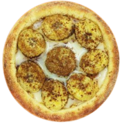Esfihas DOCE: Esfiha de Banana c/ Canela - Esfihas Artesanais, Delícias Árabes (Ingredientes: Banana, MIX Canela e Açucar)