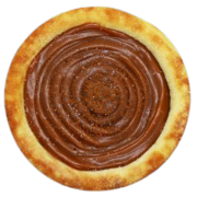 Esfihas DOCE: Esfiha de Churros - Esfihas Artesanais, Delícias Árabes (Ingredientes: Doce de Leite, MIX Canela e Açucar)