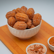 Mini Churros: 40 Mini Churros - Recheado com Doce de Leite