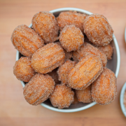 Mini Churros: 100 Mini Churros - Recheado com Doce de Leite