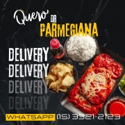 Combo individual: Parmegiana Frango IND + Pudim + Coca-Cola Lata - Parmegiana Premium (Ingredientes: Arroz, Batata, Pudim de Leite individual)