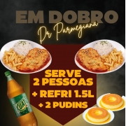COMBO - Serve 2 pessoas - Promocional: Alcatra em Dobro+ 2 pudins +1 Kuat - COMBO - Serve 2 pessoas - Promocional (Ingredientes: 2 Pudins de Leite, Arroz, Kuat 1,5l)