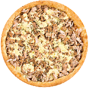 Pizzas Especiais: Atum com Catupiry - Pizza Família (Ingredientes: Atum, Azeitona, Catupiry, Molho de Tomate, Mussarela, Orégano)