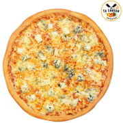 Tradicionais: Broto 2 Queijo - Pizza Broto (Ingredientes: Massa Artesanal, Molho de Tomate, Muçarela, Requeijão sem Amido)