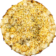Tradicionais: Palmito - Pizza Família (Ingredientes: Azeitona, Molho de Tomate, Mussarela, Orégano, Palmito)