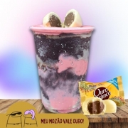 Sugestões: Mozão Vale Ouro 400ml - Combo (Ingredientes: Açaí, Creme de Morango, Ouro Branco, Ovomaltine)