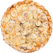 Salgadas: Champignon - Pizza Família (Ingredientes: Champignon, Molho, Mussarela, Orégano)