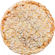 Salgadas: Palmito - Pizza Família (Ingredientes: Molho, Mussarela, Orégano, Palmito)