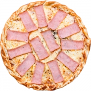 Salgadas: Peito de Peru - Pizza Família (Ingredientes: Molho, Mussarela, Orégano, Peito de Peru)