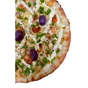 Especiais: CAMARÃO ESPECIAL - Pizza (Ingredientes: Azeitonas, Camarão, Catupiry Original, Cebolinha, Champignon, Molho de tomate artesanal, Mussarela, Orégano)