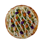 Premium: CAMARÃO PREMIUM - Pizza (Ingredientes: Mussarela, Camarão, Cream Cheese, Alho Poró, Molho de tomate artesanal, Azeitonas, Orégano)