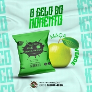 Gelo: Gelo Ice Maçã Verde 500g - Gelo Maçã Verde 500g