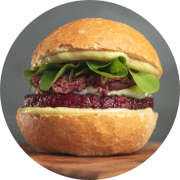 Hambúrguers: Brazuca - Hambúrguer (Ingredientes: alho poró, Burger Artesanal 160g, Carne Seca, Catupiry Original, Maionese da Casa, pão crocante, Rúcula)
