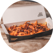 Porção: Batata Tradicional 300g com Cheddar e Bacon - Batata Tradicional 300g com Cheddar e Bacon