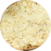 Doces: Banana Nevada - Pizza Grande (Ingredientes: Banana, Chocolate Branco, Creme de Leite)