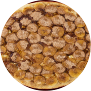 Promocionais: Banana - Pizza Grande (Ingredientes: Açúcar, Banana, Canela, Mussarela)