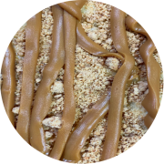 Tradicionais: Paçoca - Pizza Grande (Ingredientes: Doce de Leite, Mussarela, paçoca)