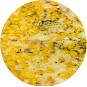 Promocionais: Milho Verde - Pizza Grande (Ingredientes: Milho Verde, Mussarela, Orégano)