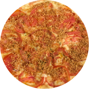 Promocionais: Alho - Pizza Grande (Ingredientes: Alho Frito, Mussarela, Orégano, Tomate)