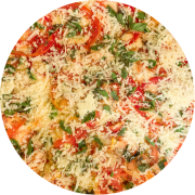 Promocionais: Marguerita - Pizza Grande (Ingredientes: Manjericão, Mussarela, Orégano, Parmesão, Tomate)