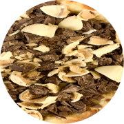 Doces: Ouro Branco - Pizza Grande (Ingredientes: Bombom, Chocolate ao Leite, Mussarela)