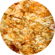 Tradicionais: Champignon - Pizza Grande (Ingredientes: Champignon, Frango, Mussarela, Orégano)