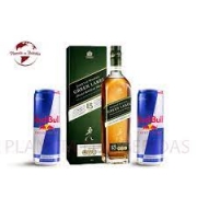 Kits Com Redbull: Green Label + RedBull (06unid) + Gelo 3KG - Green Label + RedBull (06unid) + Gelo 3KG
