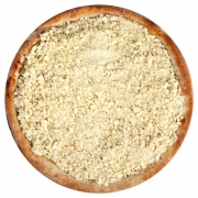 Doces: Charge - Pizza Broto (Ingredientes: Amendoim, Ganache de Chocolate Meio Amargo, Raspas de Chocolate)