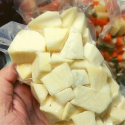 Processados: Batata Doce 500g - R$14,99 Kg