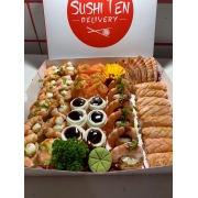 Combinados: 01-Combinado Premium ( 44 uni ) - 12 Haru Hot Ebi, 6 Joe Salmão Fresco, 6 Joe Geleia, 6 Sashimi Maçaricado, 8 Niguiri maçaricado, 6 Joe Salmão Maçaricado Ebi Camarão.