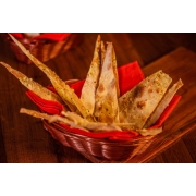 ENTRADAS: Crostini - ENTRADAS (Ingredientes: azeite, Lemon Pepper)