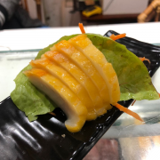Sashimi (05 Unidades): Sashimi Haddok (05 Unidades) - Peixe Branco Defumado Idêntico ao Bacon Com Sabor Delicado