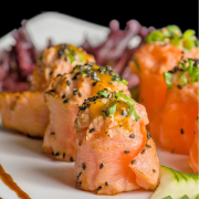 Sushi Joe: Sushi Joe Filadélfia Maçaricado - Sushi (Oniguiri) 6und