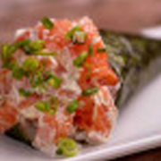 Temaki: Temaki Philadelphia - Salmão, Cream Cheese e Cebolinha