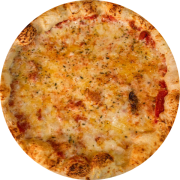 Tradicionais: Muçarela - Pizza Individual (Ingredientes: Molho da Casa Com Tomates Pelados, Muçarela, Orégano Para Finalizar)