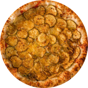 Tradicionais: Zucchini & Tartufo - Pizza Individual (Ingredientes: Abobrinha Marinada, azeite de trufas brancas, Molho da Casa Com Tomates Pelados, Muçarela de Búfala, Parmesão)