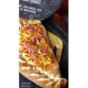 Salgadas: 354 - Toscana - Calzone Grande (Ingredientes: Calabresa moída, Cebola, Mussarela)