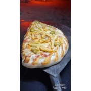 Salgadas: 152- Batata - Calzone Grande (Ingredientes: Batata Frita, Mussarela)
