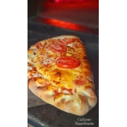 Salgadas: 345 - Napolitana - Calzone Grande (Ingredientes: Mussarela, Parmesão, Rodelas de Tomate)