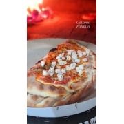 Salgadas: 346 - Palmito - Calzone Grande (Ingredientes: Palmito pupunha, Mussarela)