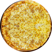 Clássicas: Alho Frito - Pizza Média 35cm (Ingredientes: Alho Frito, Molho, Mozzarella, Orégano)