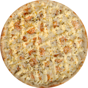 Especiais: Gamberetto - Pizza Pequena 25cm (Ingredientes: Camarões Salteados no Azeite, Catupiry, Mozzarella, Orégano)