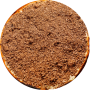 Doces: Chocolate Com Ovomaltine - Pizza Pequena 25cm (Ingredientes: Cobertura de Chocolate da Casa, Crocante de Ovomaltine)