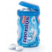 Bala, pirulitos, Chicletes: Mentos Pure Fresh 92g)