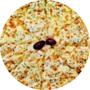 Tradicionais: Palmito - Pizza Grande 35cm (Ingredientes: Azeitona Preta, Molho de tomate caseiro, Mussarela, Orégano, Palmito)