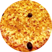 Tradicionais: Alho e Óleo - Pizza Grande 35cm (Ingredientes: Alho Frito, Azeitona Preta, Molho de tomate caseiro, Mussarela, Orégano)